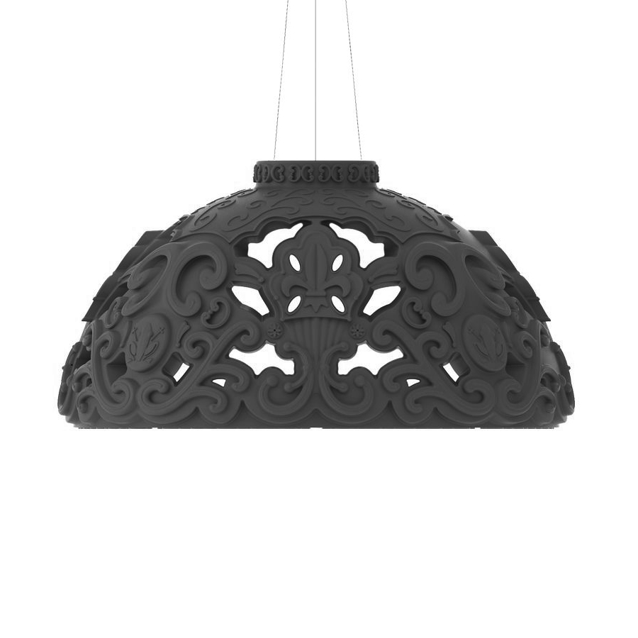 SLIDE lampe à suspension DAME OF LOVE (Gris éléphant - Polyéthylène)