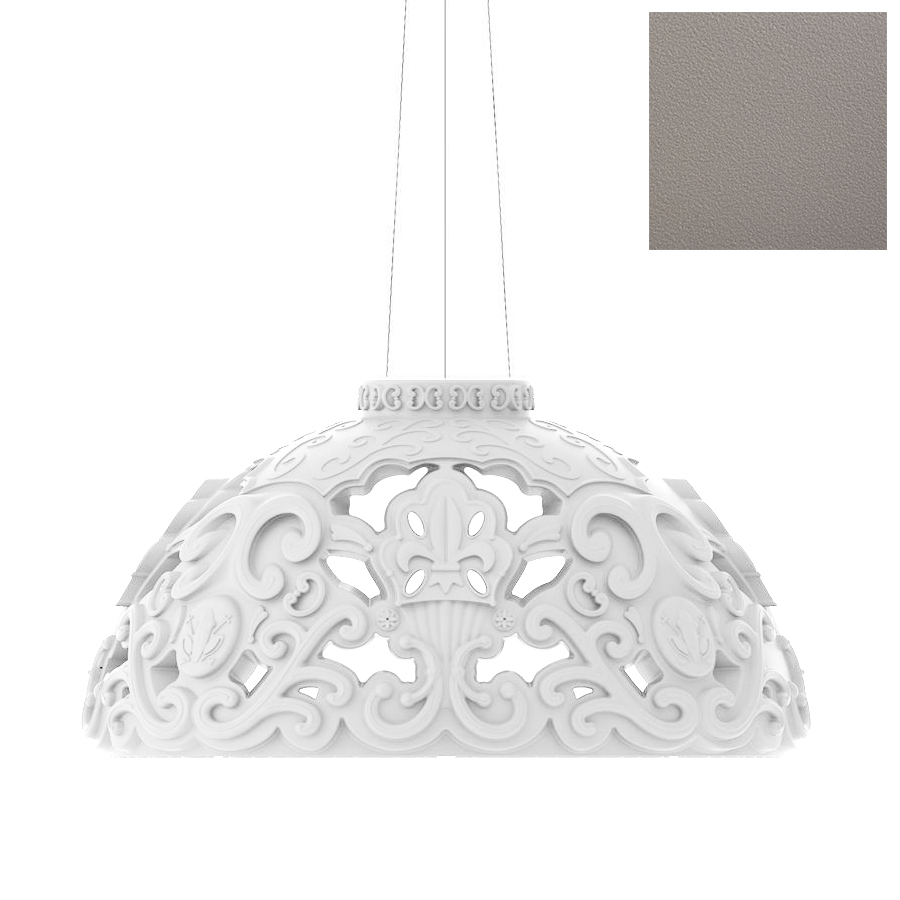 SLIDE lampe à suspension DAME OF LOVE (Gris pigeon - Polyéthylène)