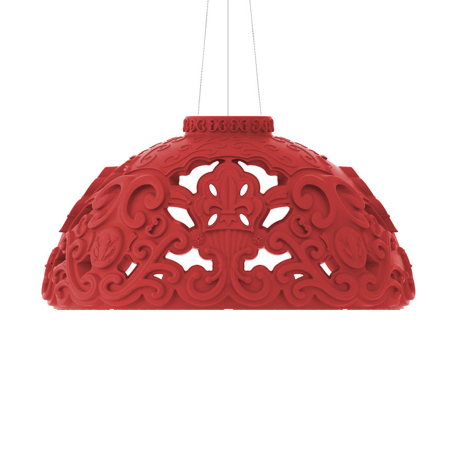 SLIDE lampe à suspension DAME OF LOVE (Rouge - Polyéthylène)