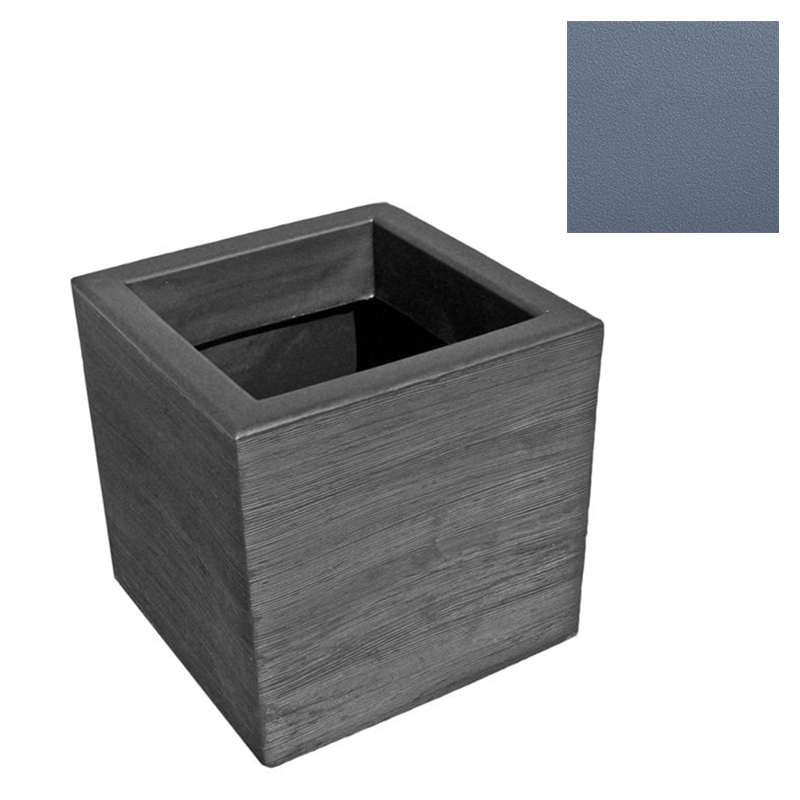 SLIDE vase QUADRA 55 cm (Bleu poudre - Polyéthylène)