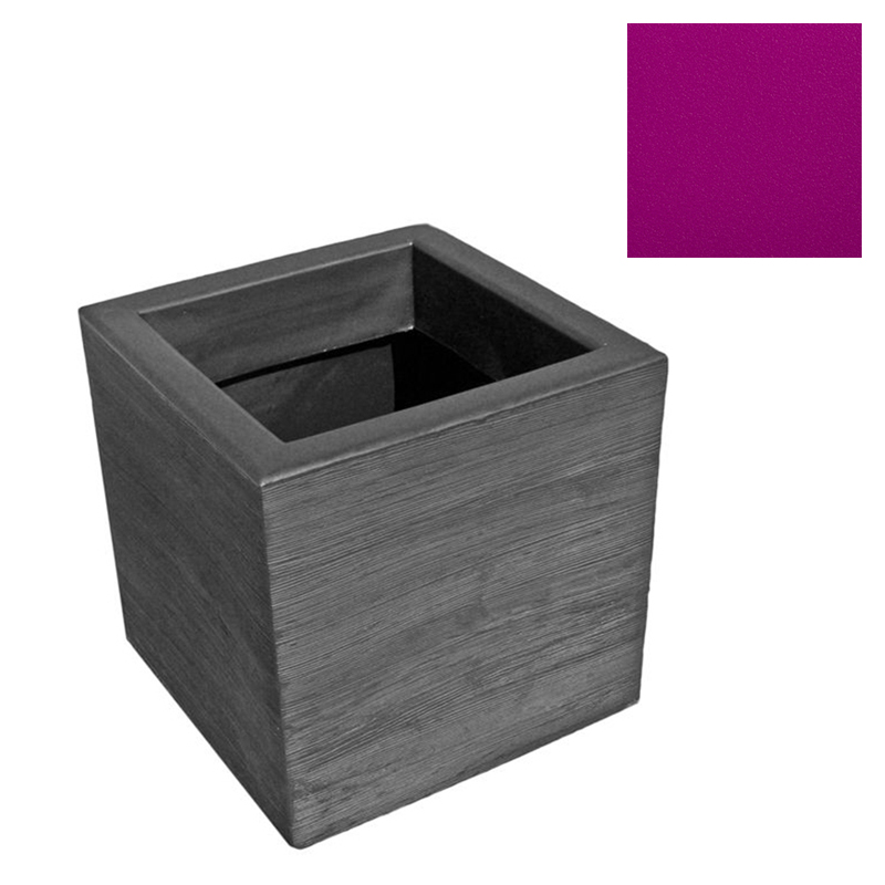 SLIDE vase QUADRA 55 cm (Fuchsia - Polyéthylène)