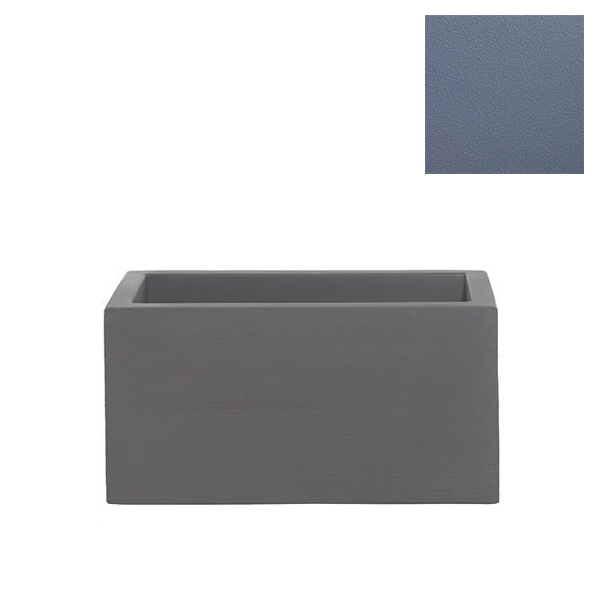 SLIDE vase QUADRA II 90 cm (Bleu poudre - Polyéthylène)