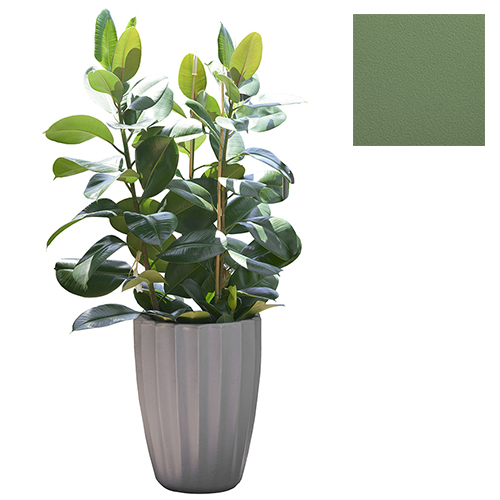 SLIDE vase STAR H 59 cm (Vert mauve - Polyéthylène)