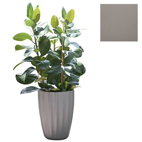 SLIDE vase STAR H 59 cm (Gris pigeon - Polyéthylène)