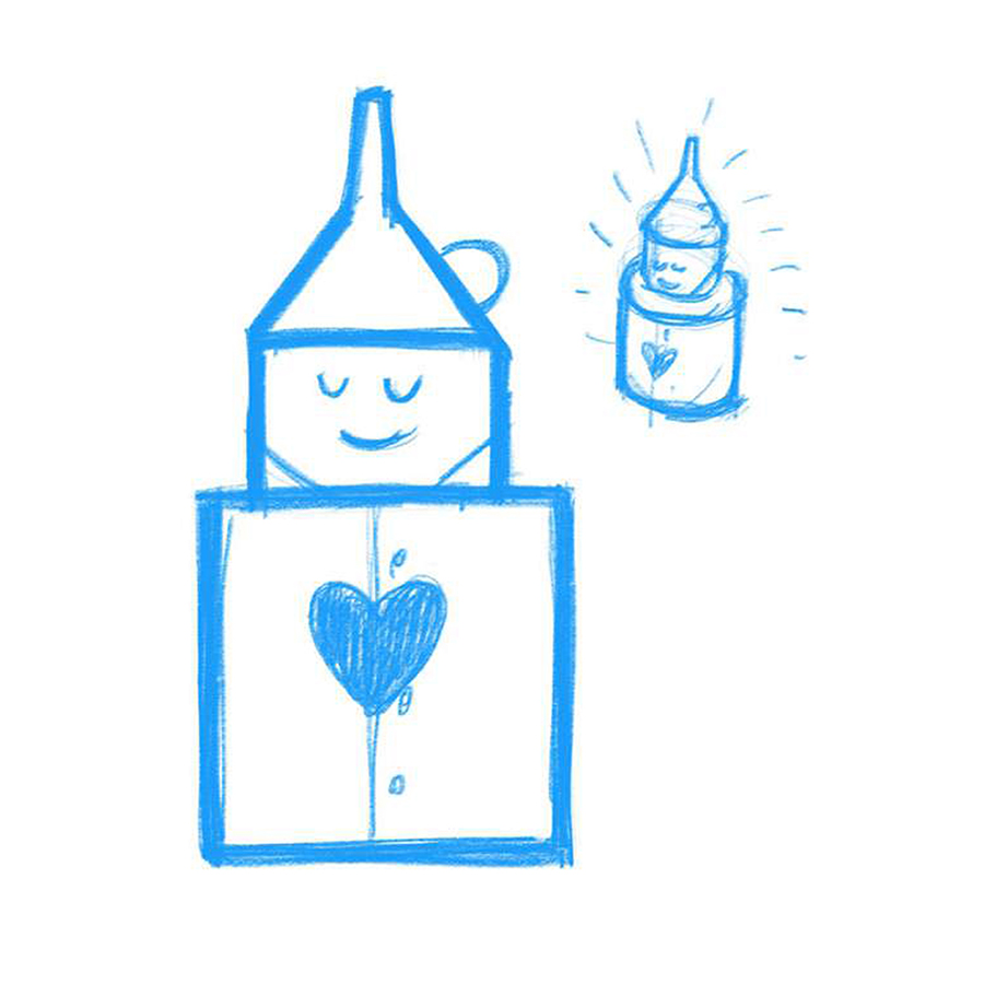 MYYOUR table lamp TIN LIGHT TALES COLLECTION