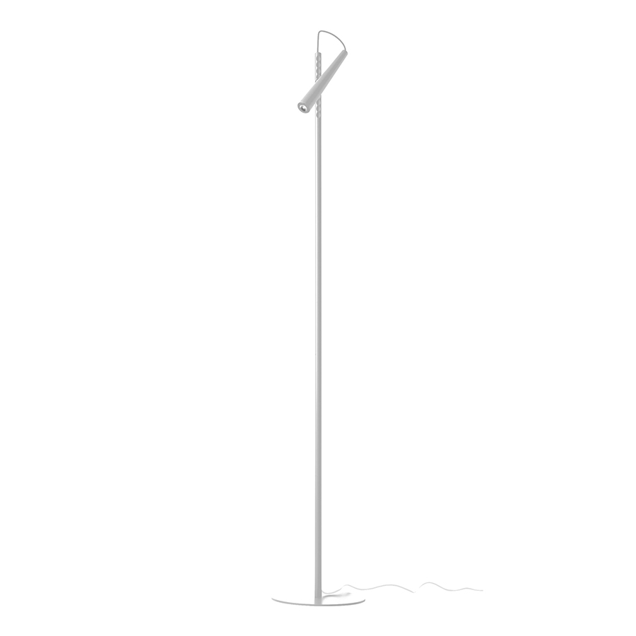 FOSCARINI lampadaire MAGNETO (Blanc - acier verni, ABS et supermagnete en terres rares)