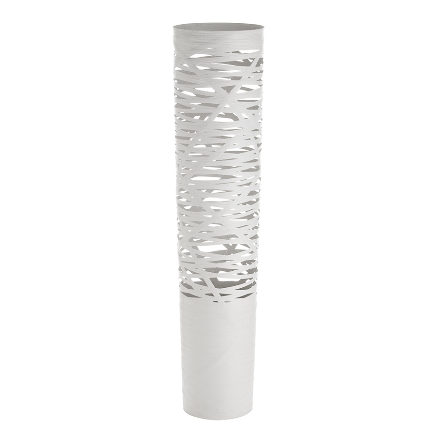 FOSCARINI lampadaire TRESS MOYENNE (Blanc - Fibre de verre et métal verni)