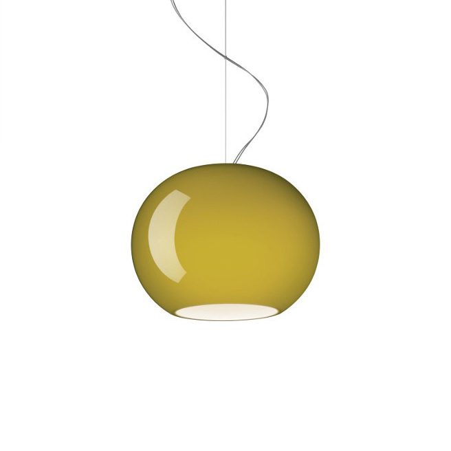 FOSCARINI lampe à suspension BUDS 3 à LED (Verde bambù - verre souflé)