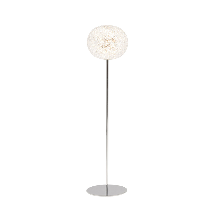 KARTELL lampadaire PLANET H 130 cm (Cristal - acier et techno-polymères)