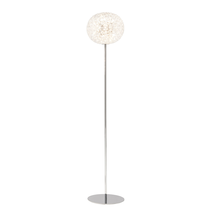 KARTELL lampadaire PLANET H 160 cm (Cristal - acier et techno-polymères)