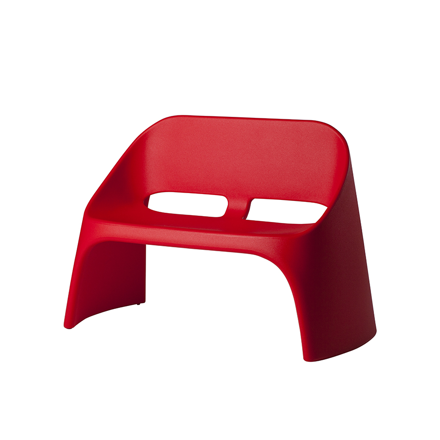 SLIDE canapé AMELIE DUETTO (Rouge laqué - Polyéthylène)