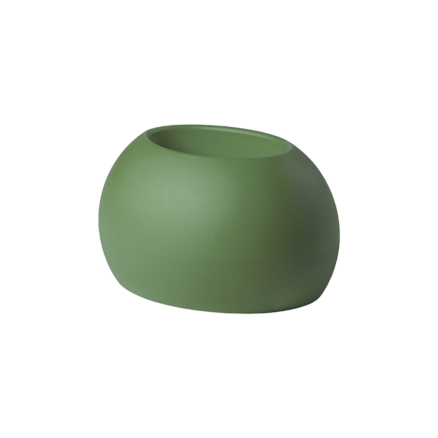 SLIDE vase BLOS POT (Vert mauve - Polyéthylène)