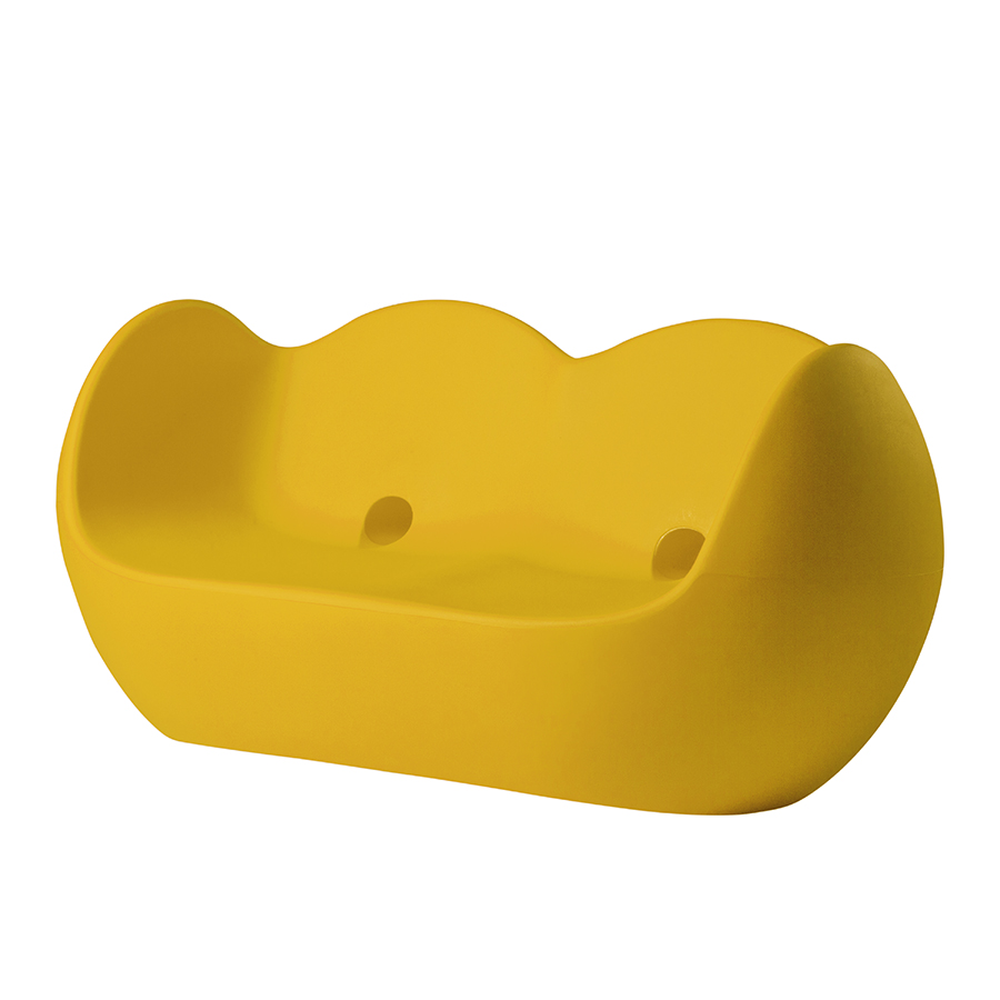 SLIDE canapé BLOSSY (Jaune - Polyéthylène)