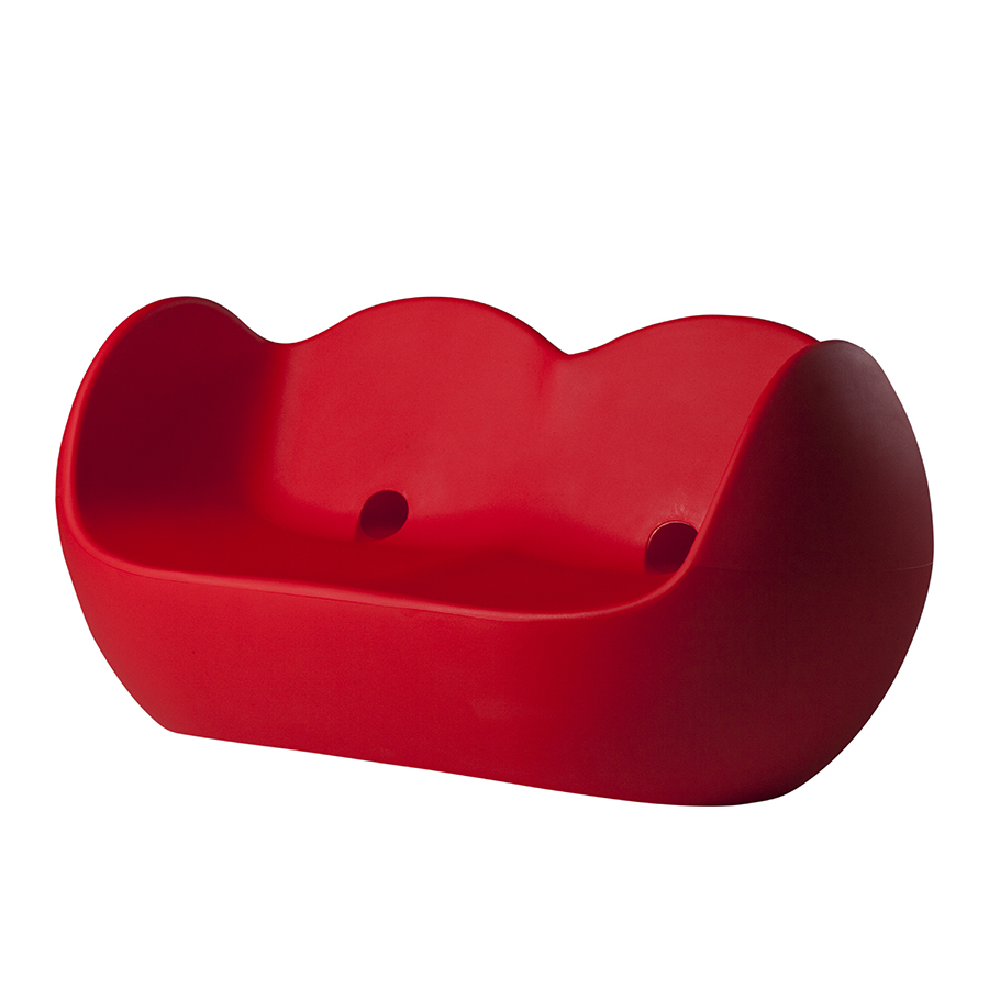 SLIDE canapé BLOSSY (Rouge - Polyéthylène)