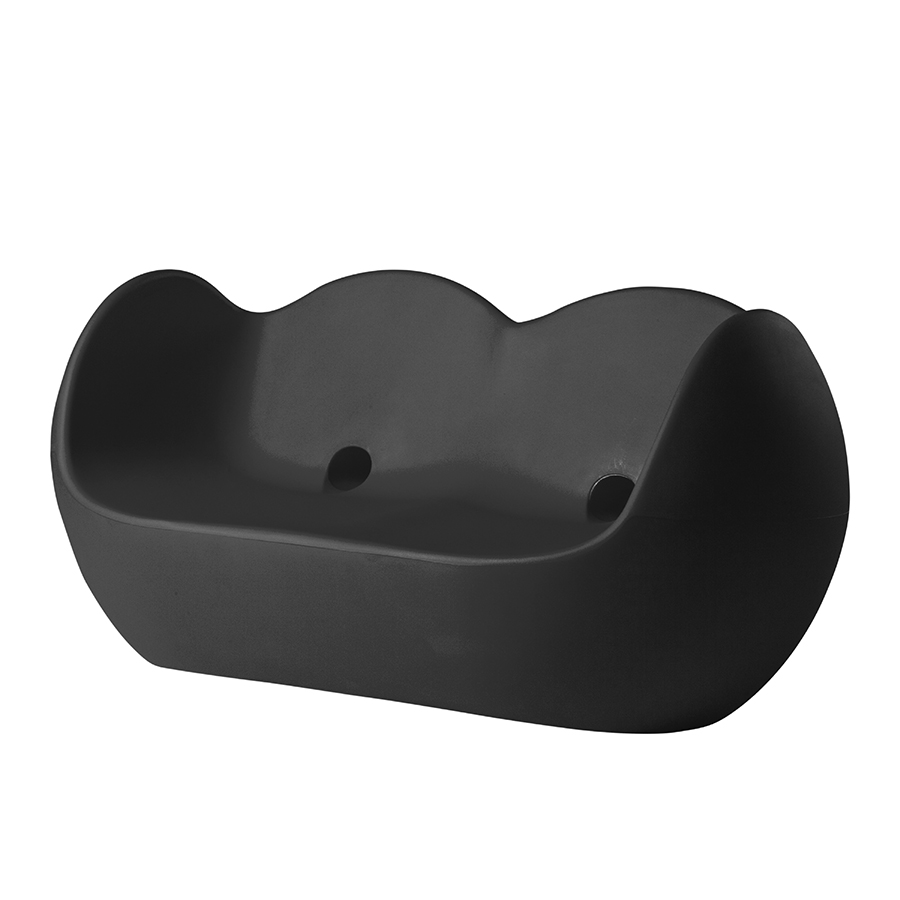 SLIDE canapé BLOSSY (Noir - Polyéthylène)