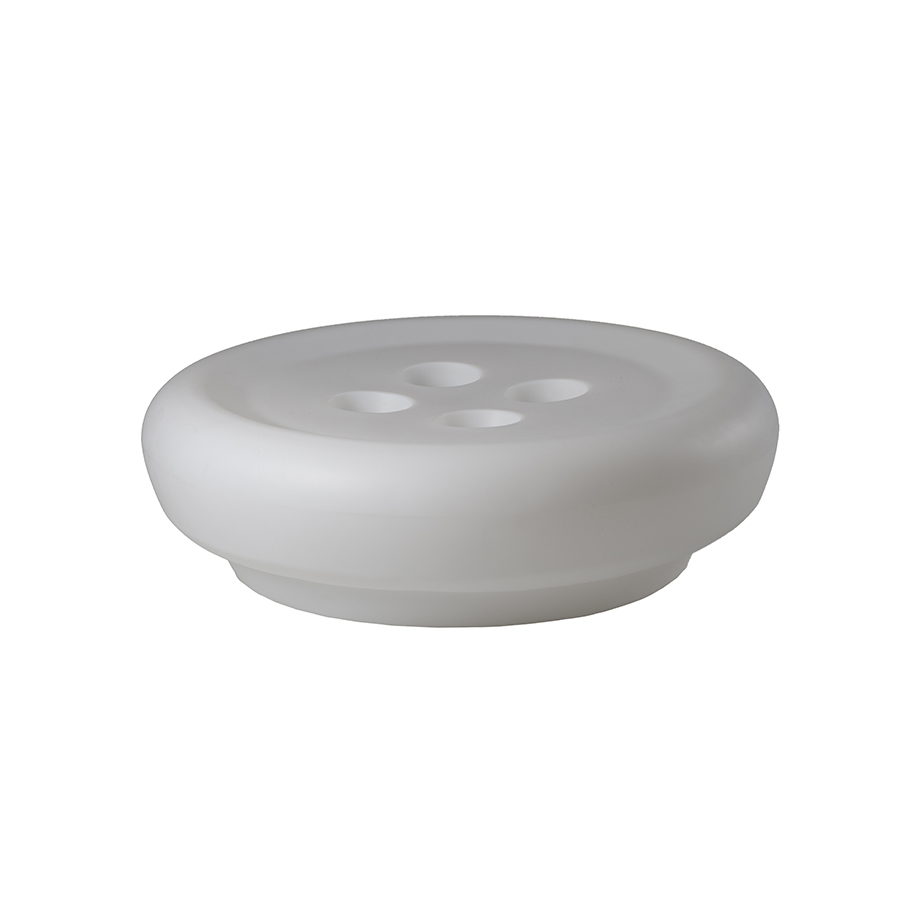SLIDE table basse / pouf BOT ONE lumineuse (Blanc - Polyéthylène)