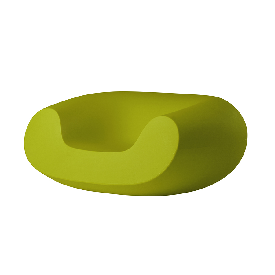 SLIDE fauteuil CHUBBY (Citron vert - Polyéthylène)