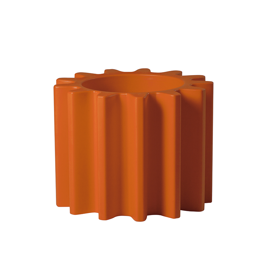 SLIDE vase GEAR POT (Orange - Polyéthylène)