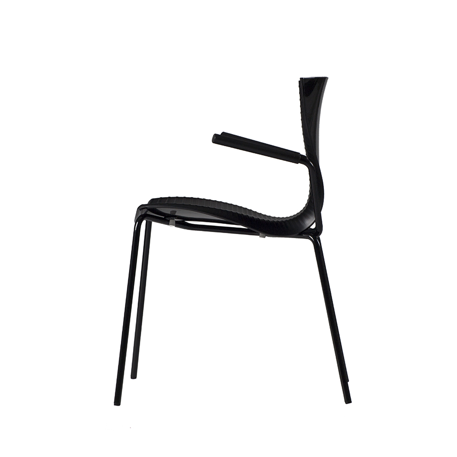 SLIDE set de 2 chaises avec accoudoirs GLORIA