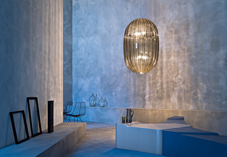 FOSCARINI suspension lamp PLASS BIG LED