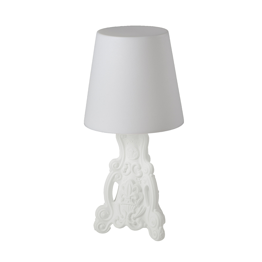 SLIDE lampe de table pour intérieur LADY OF LOVE (Blanc lait - Polyéthylène)