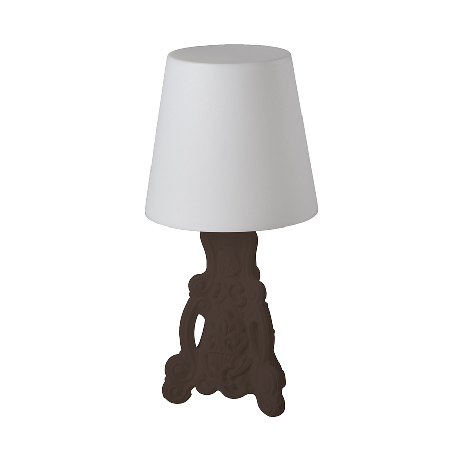 SLIDE lampe de table pour intérieur LADY OF LOVE (Chocolat / Gris - Polyéthylène)