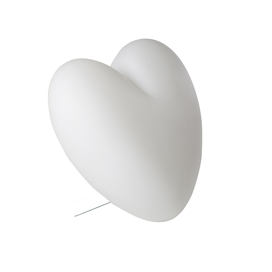 slide lampe de table love (blanc - polyéthylène)