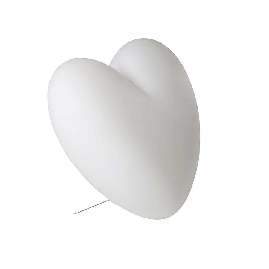 SLIDE lampe de table LOVE (Blanc - Polyéthylène)