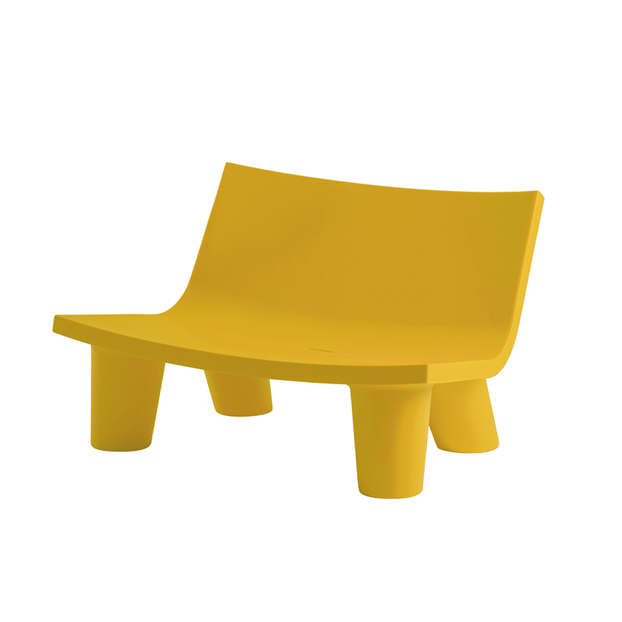 SLIDE banc LOW LITA LOVE (Jaune - Polyéthylène)