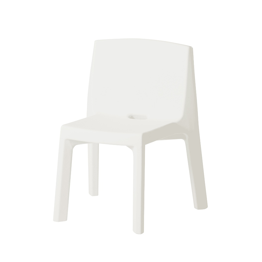 SLIDE set de 2 chaises Q4 (Blanc - Polyéthylène)