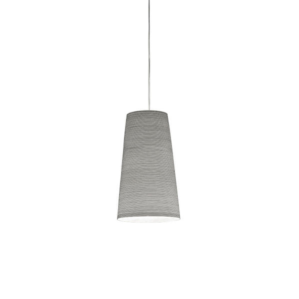 FOSCARINI lampe à suspension TITE 2 (Noir - tissu de verre, fibre de carbone et métal nickelé)