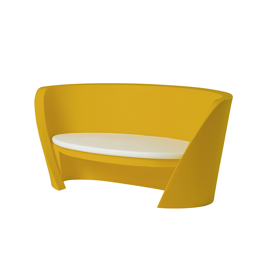 SLIDE canapé RAP (Jaune - Polyéthylène)