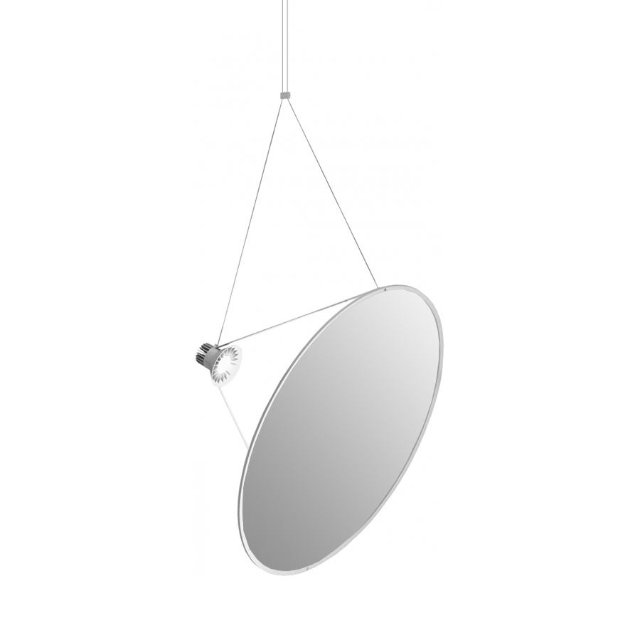 LUCEPLAN lampe à suspension AMISOL D91 ø 110 cm ARGENT