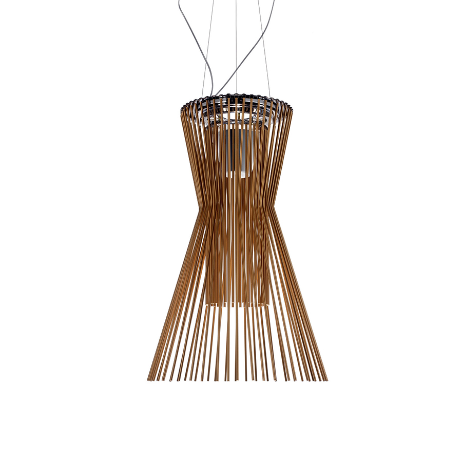 FOSCARINI lampe à suspension ALLEGRO à LED (Vivace rame - Aluminium et métal chromé)