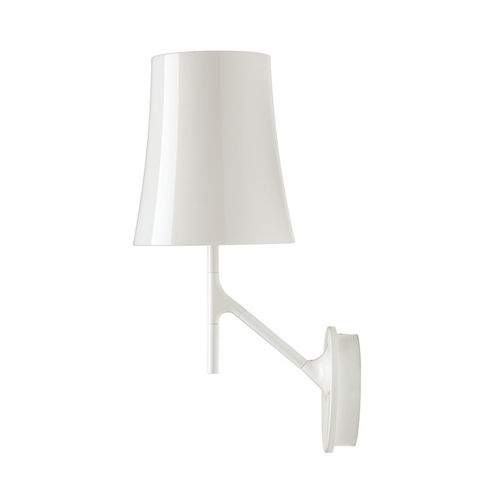 FOSCARINI lampe murale applique BIRDIE (Blanc - polycarbonate, acier et métal verni)