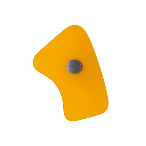 FOSCARINI lampe murale applique BIT (Bit 5 Orange - verre serigrafié et métal verni)