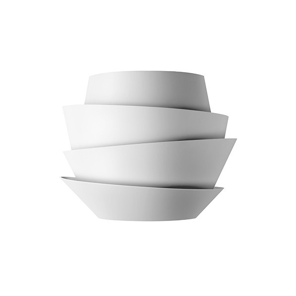 FOSCARINI lampe murale applique LE SOLEIL (Blanc - polycarbonate verni)