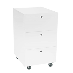 KRIPTONITE container on wheels with 3 drawers W 40 cm
