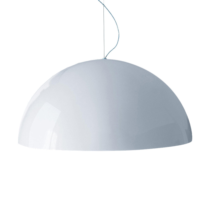 OLUCE lampe à suspension SONORA 490 (Opalin - métal et PMMA)