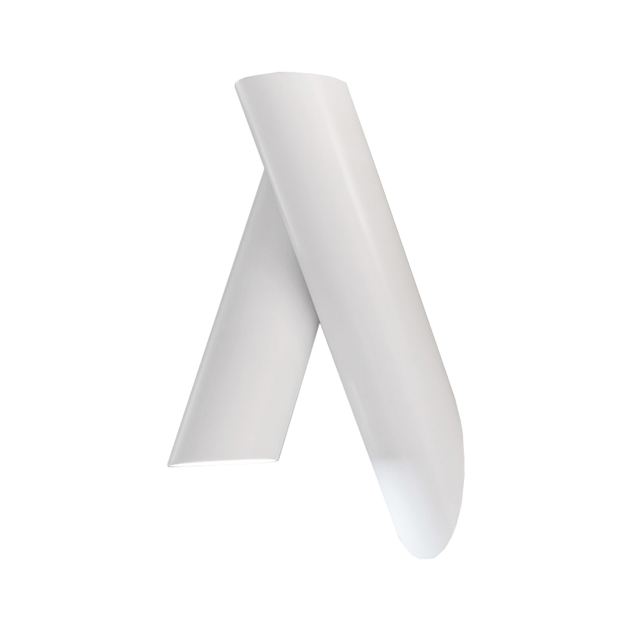 NEMO lampe murale applique TUBES LARGE (Blanc - aluminium et polycarbonate)