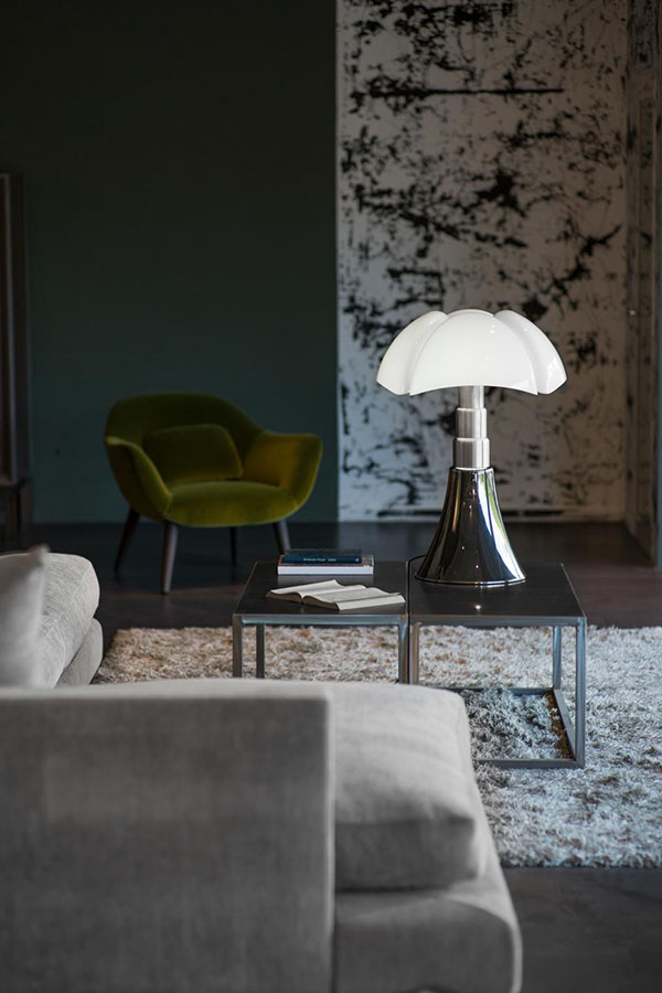 MARTINELLI LUCE table lamp PIPISTRELLO with dimmer