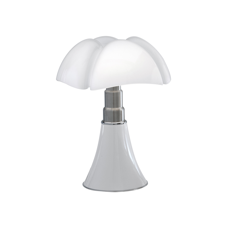 MARTINELLI LUCE lampe de table MINIPIPISTRELLO avec dimmer (Blanc - Métal et méthacrylate)