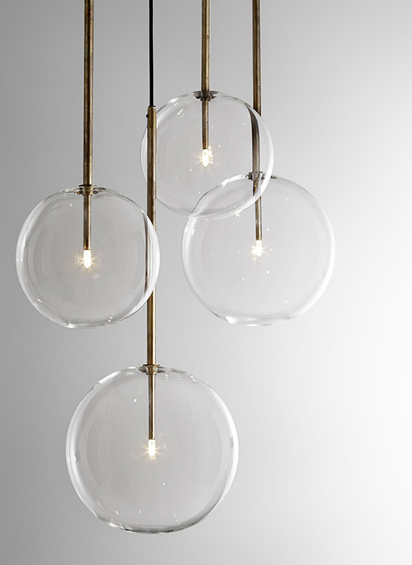 GALLOTTI&RADICE suspension lamp BOLLE SOLA SMALL