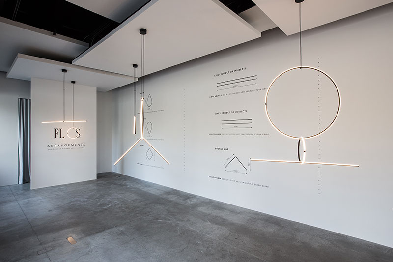 FLOS suspension lamp ARRANGEMENTS composition 9