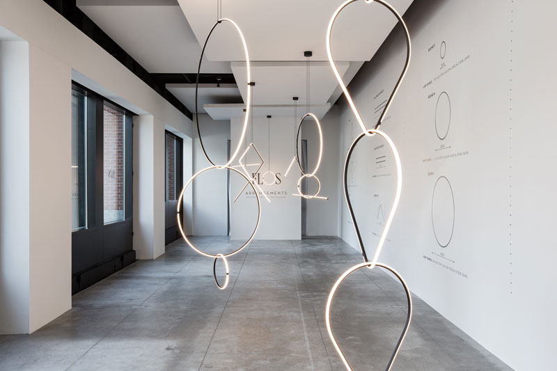 FLOS suspension lamp ARRANGEMENTS composition 9