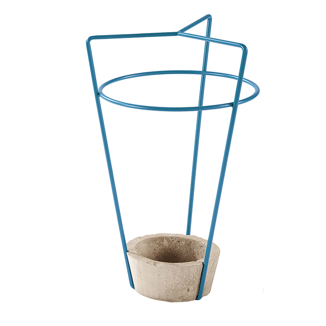 MEME DESIGN porte-parapluie AMBROGIO (Pétrole - métal et ciment)