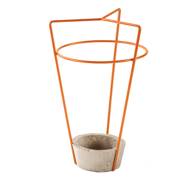 MEME DESIGN porte-parapluie AMBROGIO (Citrouille - métal et ciment)