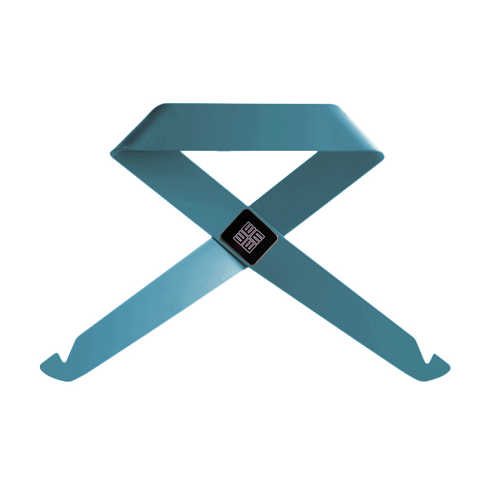 MEME DESIGN portemanteau mural FIOCCO (Pétrole - Métal)