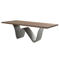 RIVA 1920 table rectangulaire BREE E ONDA