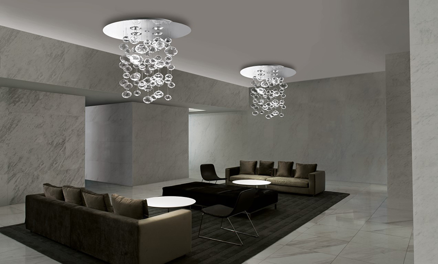 LEUCOS lampe au plafond plafonnier ETHER S 90